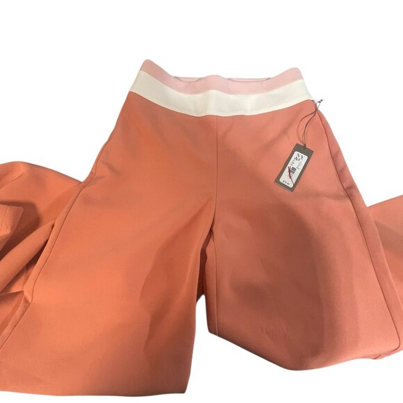 NWT NY&CO EVA MENDES COLLECTION WIDE LEG BACK ZIPPER 3 COLOR WOMEN'S PANTS -SZ 2 - Picture 9 of 12